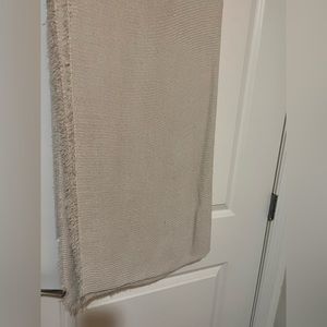 Large taupe shawl super cozy soft and bouncy